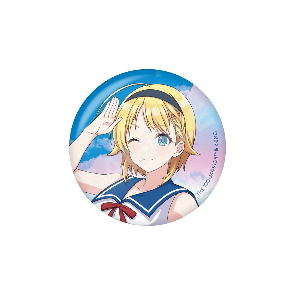 アイドルマスター シャイニーカラーズ ホログラム缶バッジ 03 八宮めぐる ("The Idolmaster Shiny Colors" Hologram Can Badge 03 Hachimiya Meguru)