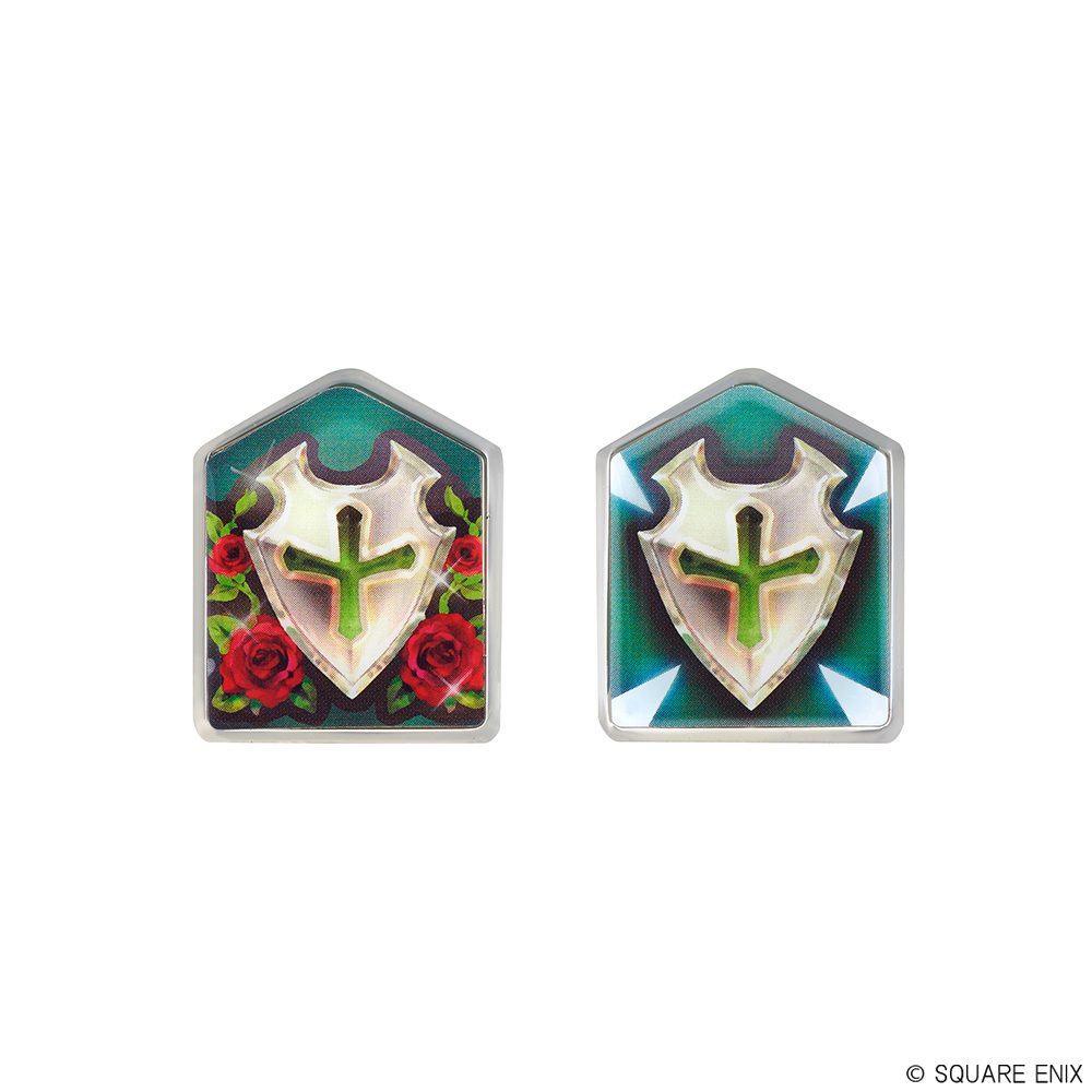 ファイナルファンタジーXIV ペアステータス効果ピンバッジセット かばう ("Final Fantasy XIV" Pair Status Effect Pin Badge Set Cover)