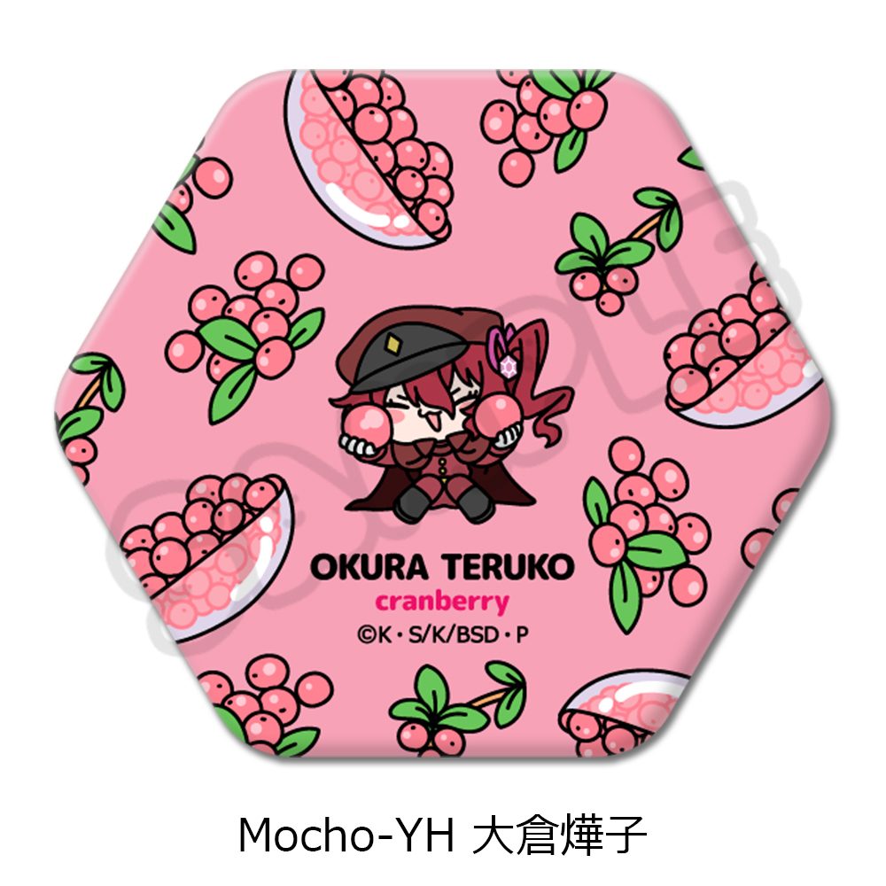 文豪ストレイドッグス 第7弾 六角形缶バッジ Mocho-YH 大倉燁子 ("Bungo Stray Dogs" Vol. 7 Hexagonal Can Badge Mocho-YH Okura Teruko)