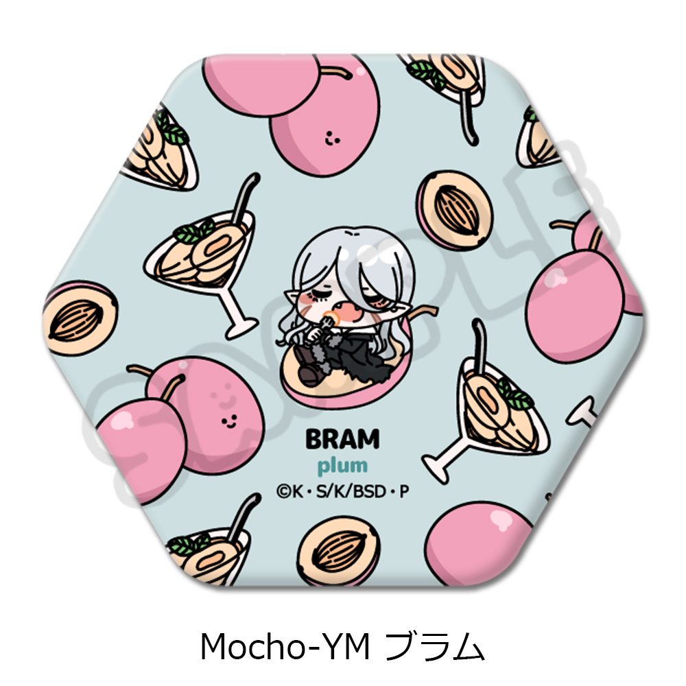 文豪ストレイドッグス 第7弾 六角形缶バッジ Mocho-YM ブラム ("Bungo Stray Dogs" Vol. 7 Hexagonal Can Badge Mocho-YM Bram)