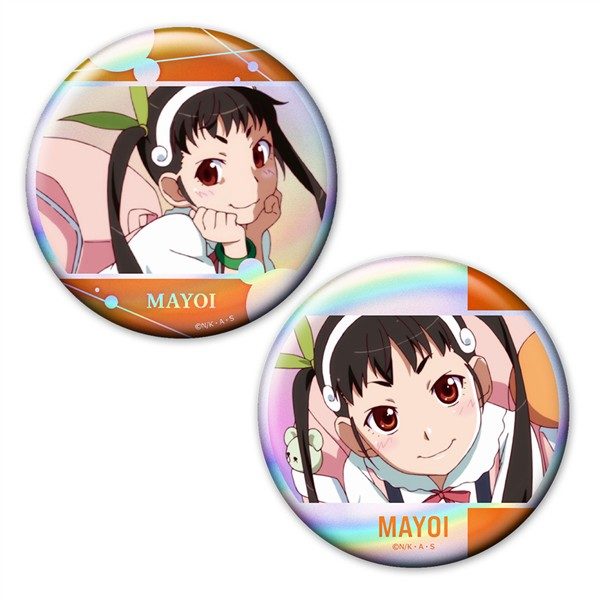 物語シリーズ ホログラム缶バッジ2個セット 八九寺真宵 ("Monogatari" Series Hologram Can Badge 2 Set Hachikuji Mayoi)