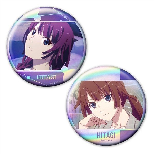物語シリーズ ホログラム缶バッジ2個セット 戦場ヶ原ひたぎ ("Monogatari" Series Hologram Can Badge 2 Set Senjogahara Hitagi)