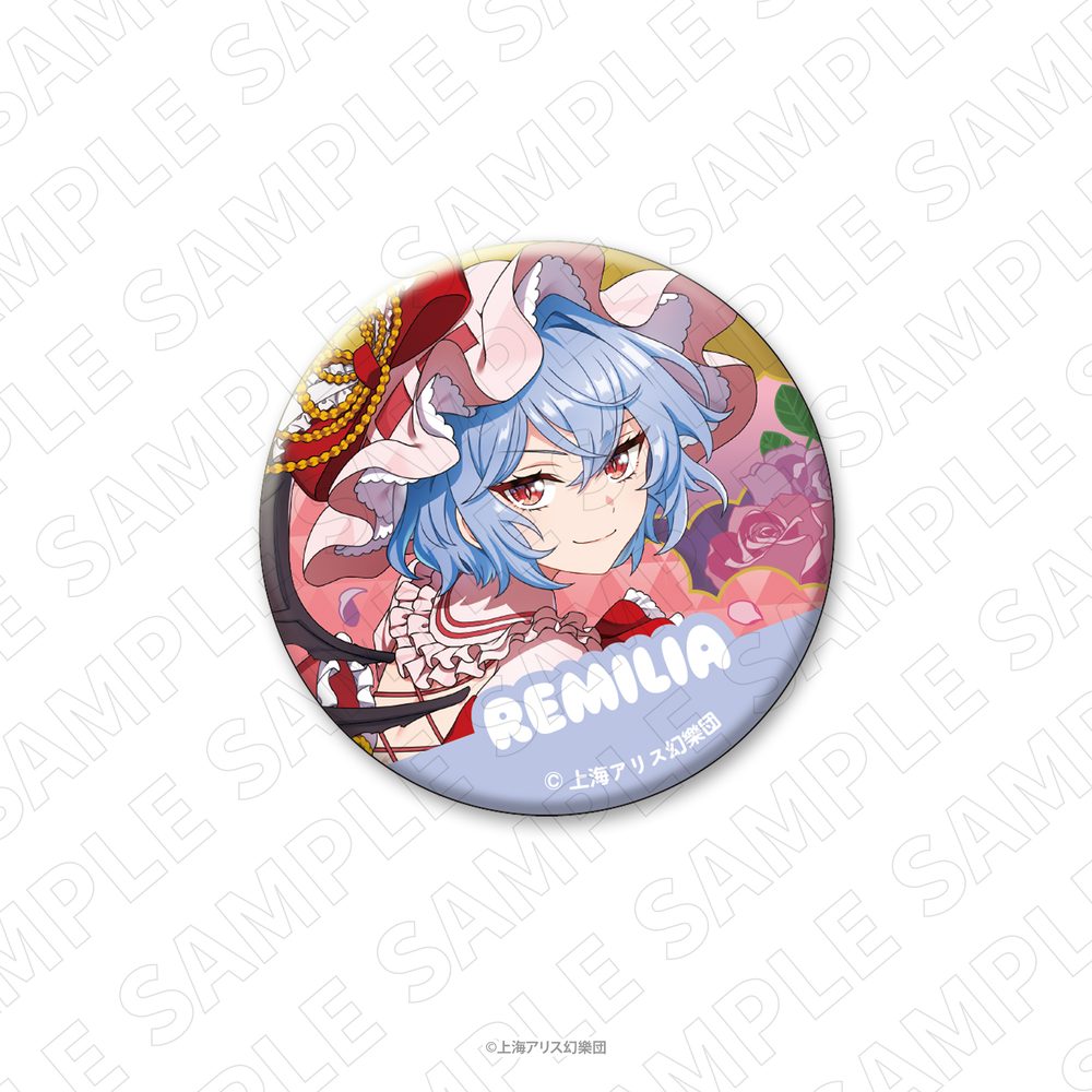 キャラディショナルトイ 東方Project 和紙風缶バッジ レミリア・スカーレット (Charaditional Toy "Touhou Project" Japanese Paper Style Can Badge Remilia Scarlet)