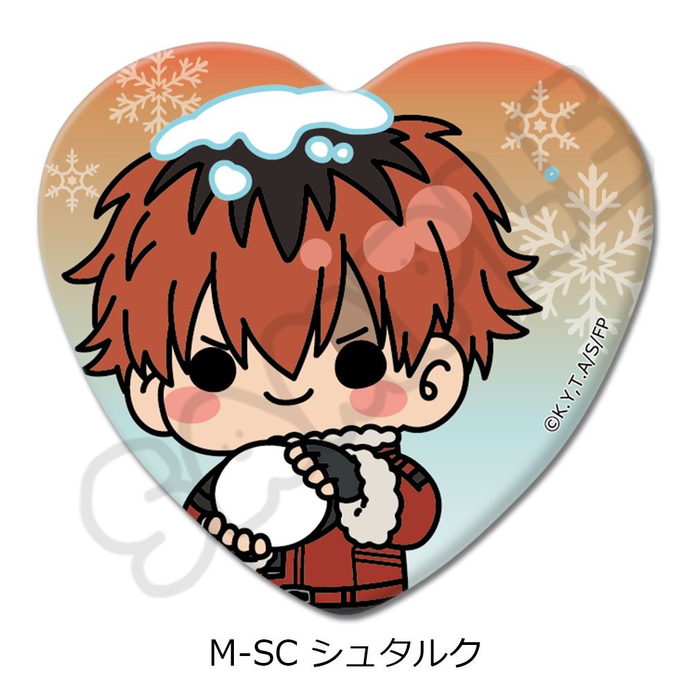 葬送のフリーレン 第2弾 ハート型缶バッジ M-SC シュタルク ("Frieren: Beyond Journey's End" Vol. 2 Heart Can Badge M-SC Stark)