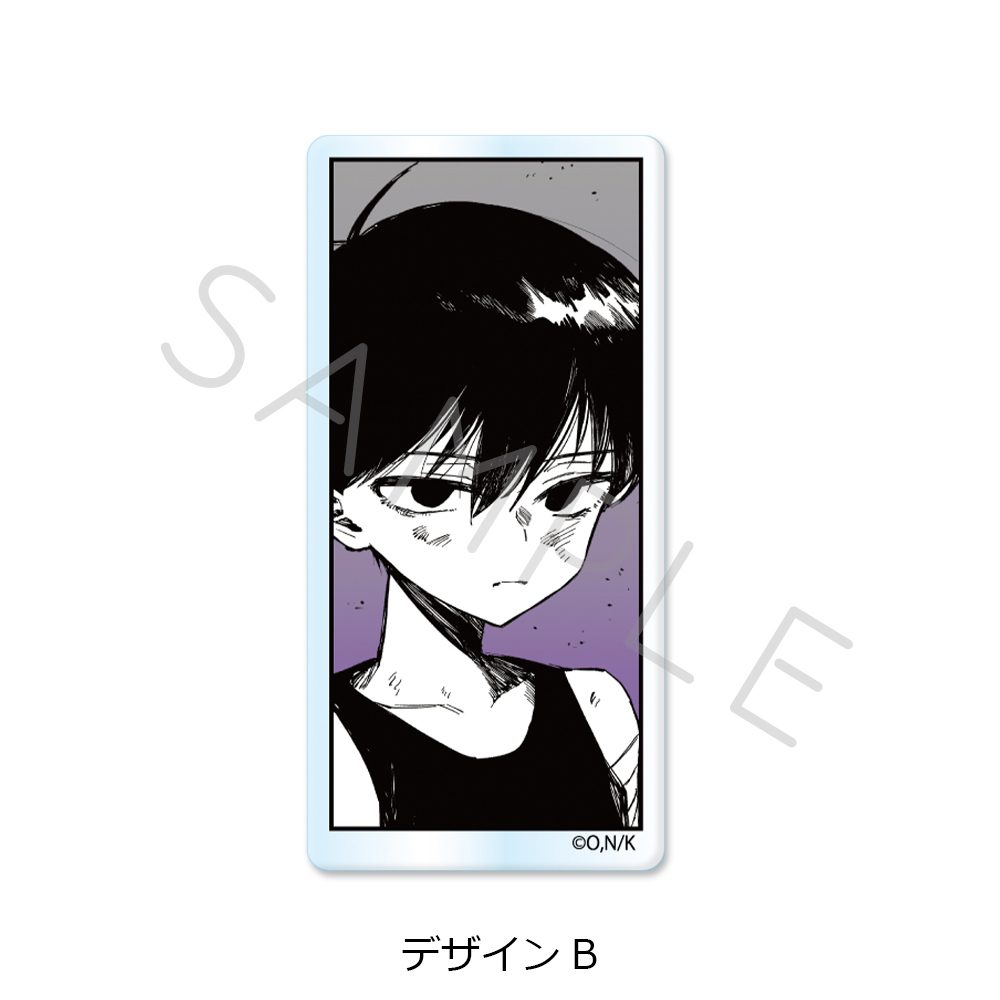 OMORI 3wayアクリルバッジ デザインB ("OMORI" 3 Way Acrylic Badge Design B)