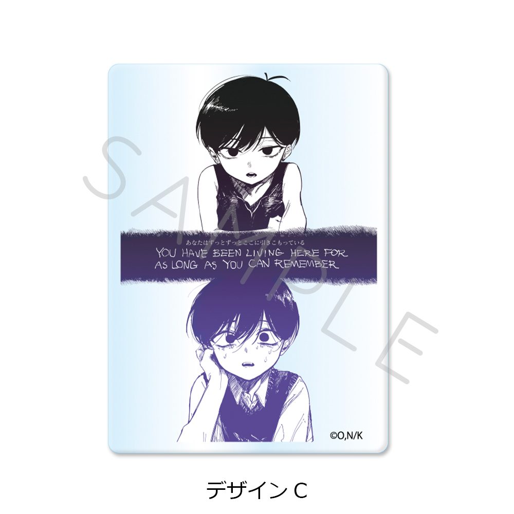 OMORI 3wayアクリルバッジ デザインC ("OMORI" 3 Way Acrylic Badge Design C)