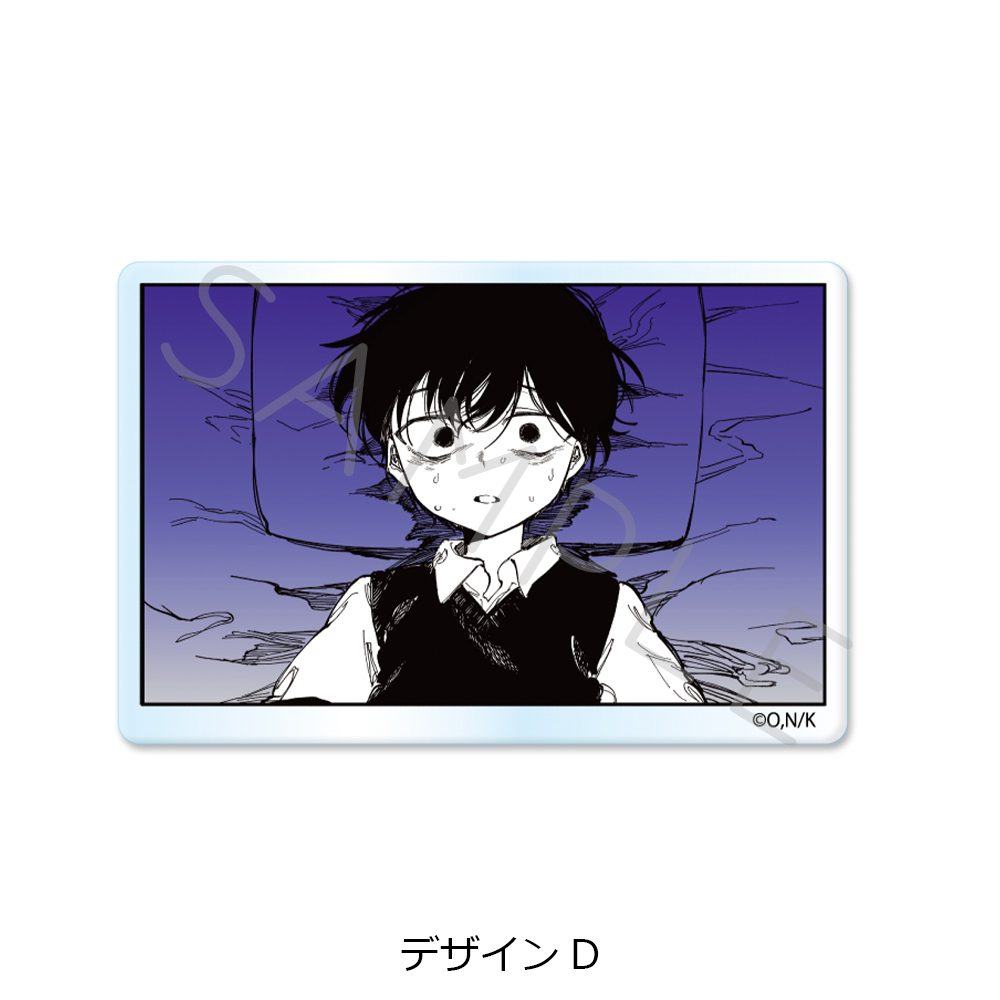 OMORI 3wayアクリルバッジ デザインD ("OMORI" 3 Way Acrylic Badge Design D)