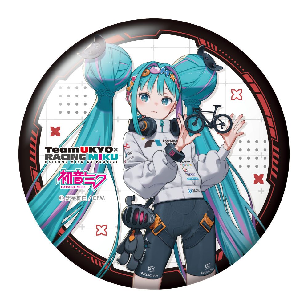 レーシングミク 2026 TEAM UKYO 応援Ver. BIG缶バッジ (Racing Miku 2026 TEAM UKYO Cheering Ver. Big Can Badge)