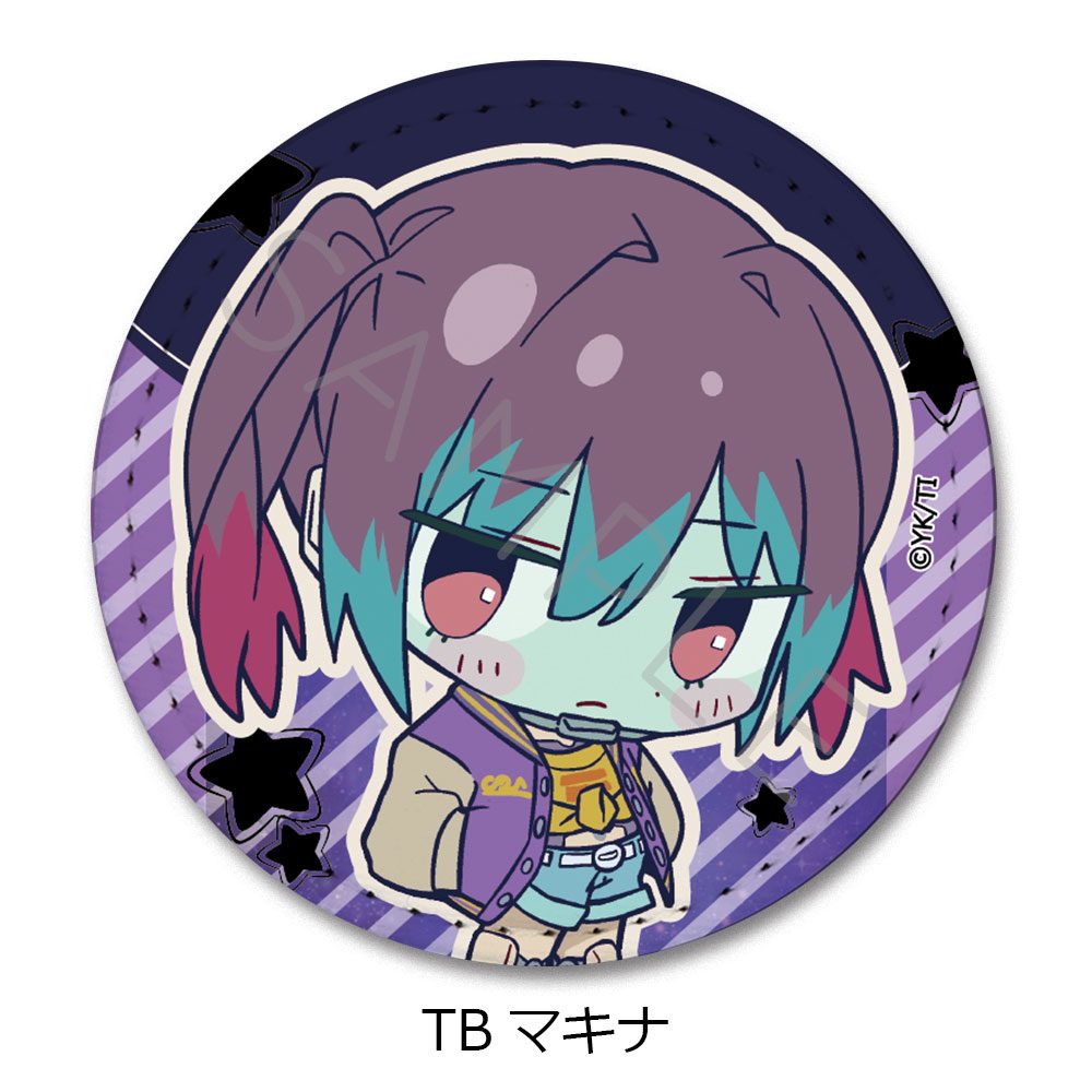 銀河特急 ミルキー☆サブウェイ レザーバッジ(丸形) ちぽっけ TB マキナ ("MILKY SUBWAY THE GALACTIC LIMITED EXPRESS" Leather Badge (Round) Chipokke TB Makina)