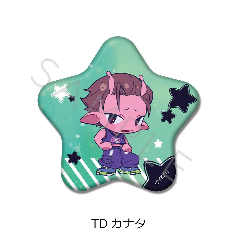 銀河特急 ミルキー☆サブウェイ 星型缶バッジ ちぽっけ TD カナタ ("MILKY SUBWAY THE GALACTIC LIMITED EXPRESS" Star Can Badge Chipokke TD Kanata)