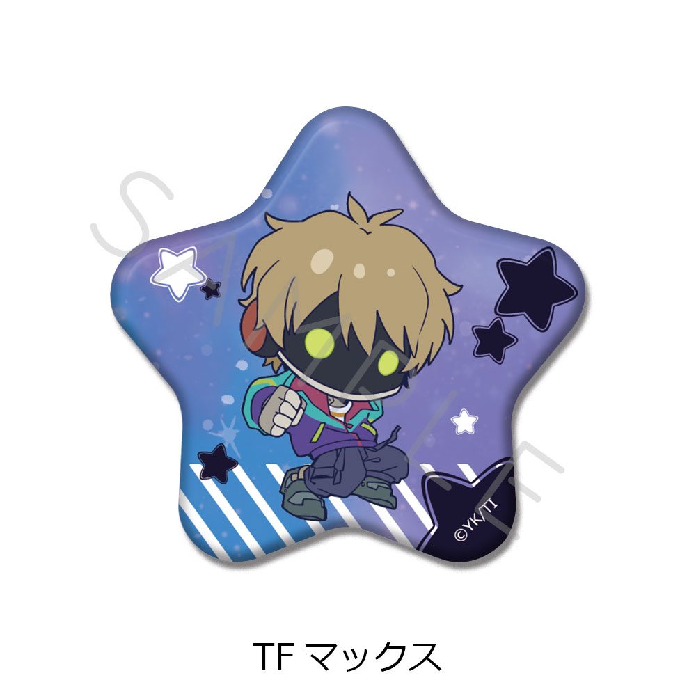 銀河特急 ミルキー☆サブウェイ 星型缶バッジ ちぽっけ TF マックス ("MILKY SUBWAY THE GALACTIC LIMITED EXPRESS" Star Can Badge Chipokke TF Max)