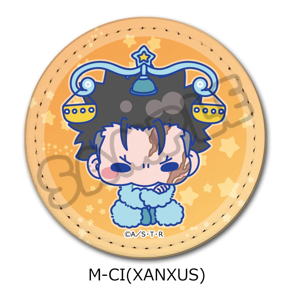 家庭教師ヒットマンREBORN! 第5弾 レザーバッジ(丸形) M-CI XANXUS ("Reborn!" Vol. 5 Leather Badge (Round) M-CI XANXUS)