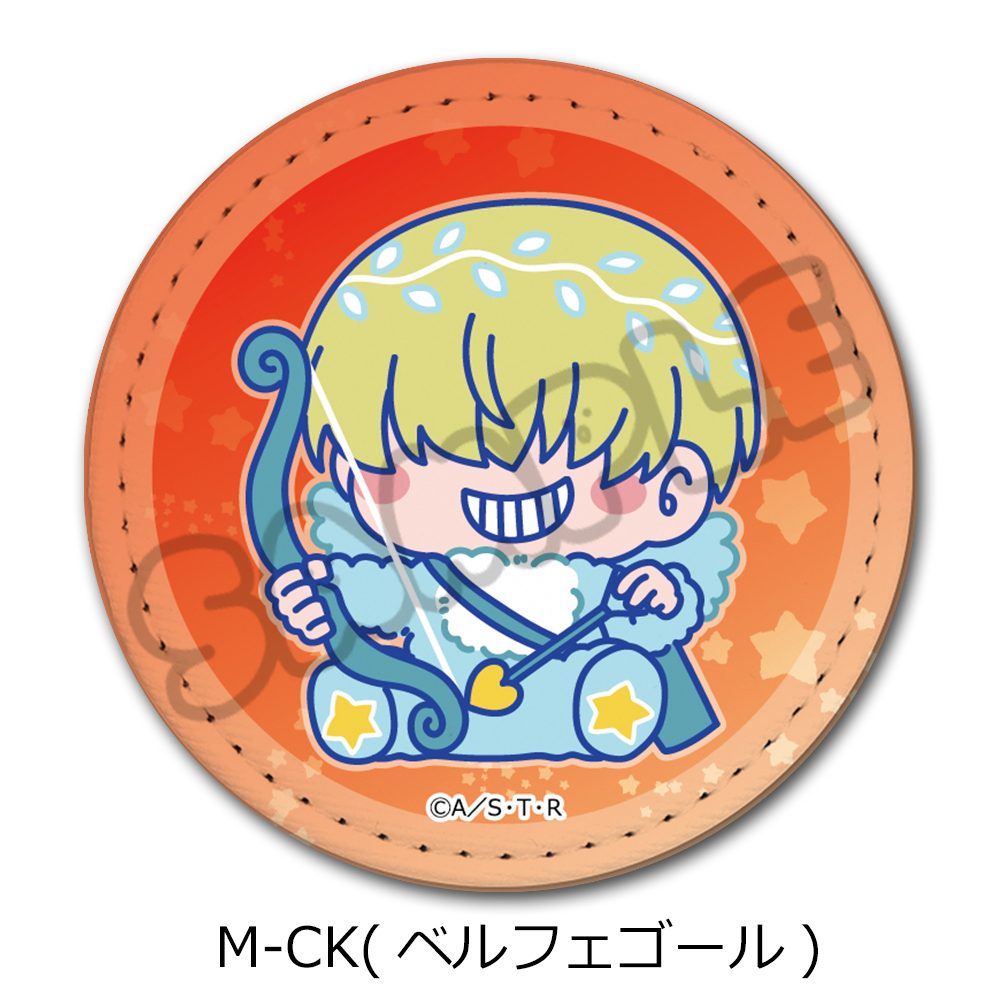 家庭教師ヒットマンREBORN! 第5弾 レザーバッジ(丸形) M-CK ベルフェゴール ("Reborn!" Vol. 5 Leather Badge (Round) M-CK Belphegor)
