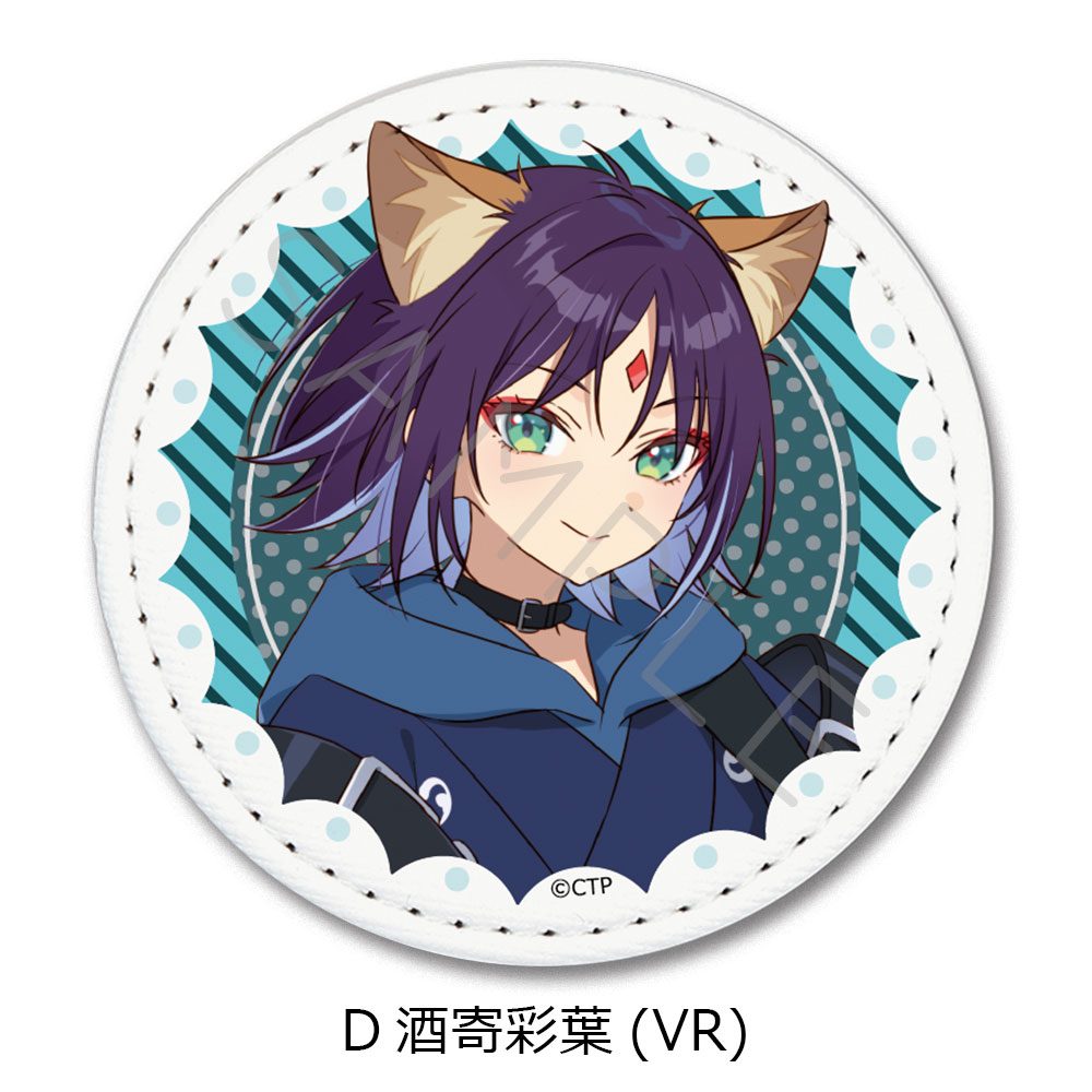 超かぐや姫! レザーバッジ D 酒寄彩葉(VR) ("Cosmic Princess Kaguya!" Leather Badge D Sakayori Iroha (VR))