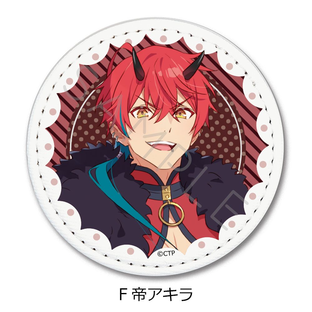 超かぐや姫! レザーバッジ F 帝アキラ ("Cosmic Princess Kaguya!" Leather Badge F Mikado Akira)