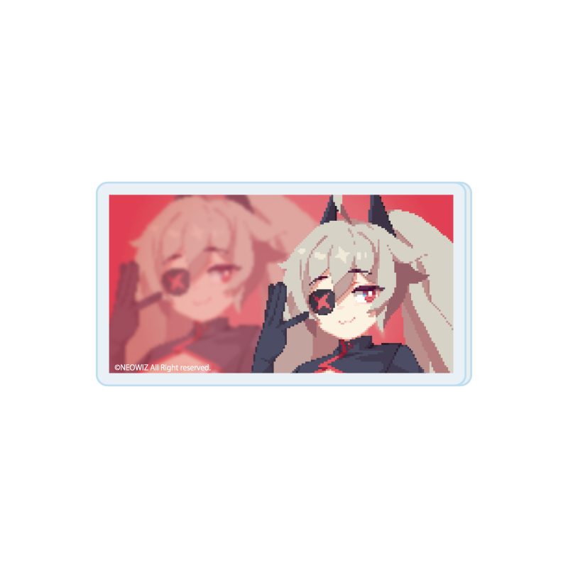 アクリルプレートバッジ DJMAX RESPECT V 10 PLATE SEASON10 E(公式イラスト) (Acrylic Plate Badge "DJMAX RESPECT/V" 10 PLATE SEASON 10 E (Official Illustration))