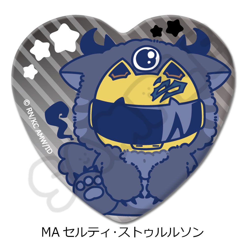 デュラララ!!×2 ハート型缶バッジ MA セルティ・ストゥルルソン ("Durarara!!x2" Heart Can Badge MA Celty Sturluson)