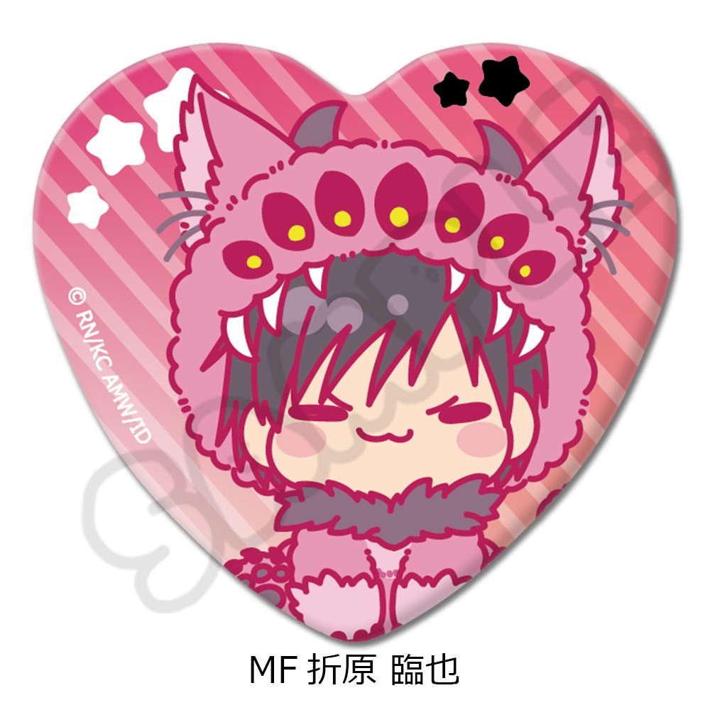 デュラララ!!×2 ハート型缶バッジ MF 折原臨也 ("Durarara!!x2" Heart Can Badge MF Orihara Izaya)
