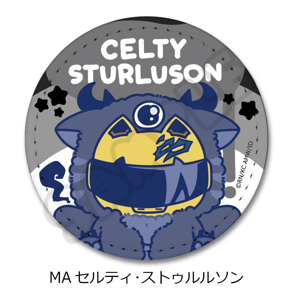 デュラララ!!×2 レザーバッジ(丸形) MA セルティ・ストゥルルソン ("Durarara!!x2" Leather Badge (Round) MA Celty Sturluson)