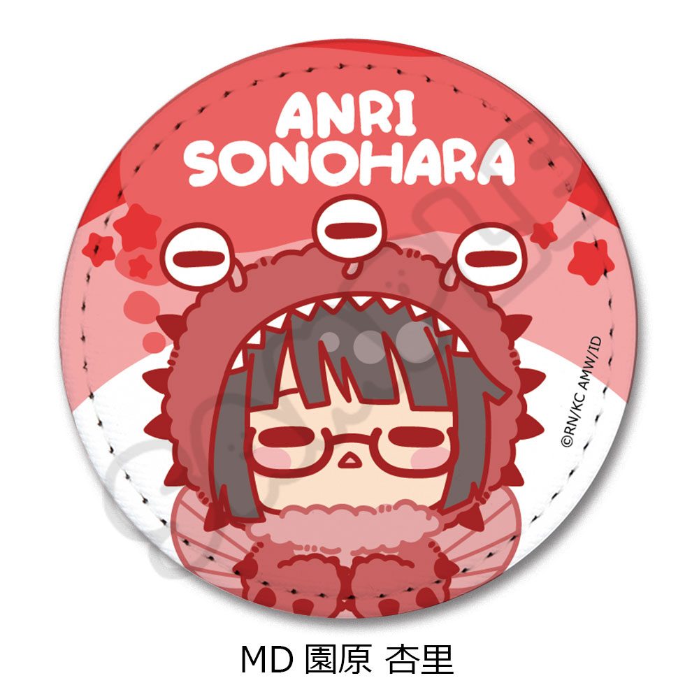 デュラララ!!×2 レザーバッジ(丸形) MD 園原杏里 ("Durarara!!x2" Leather Badge (Round) MD Sonohara Anri)