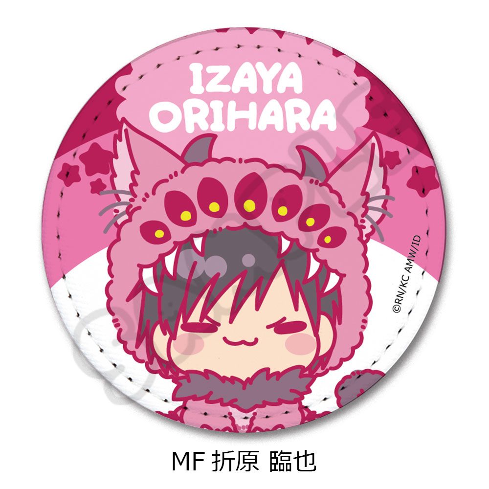 デュラララ!!×2 レザーバッジ(丸形) MF 折原臨也 ("Durarara!!x2" Leather Badge (Round) MF Orihara Izaya)