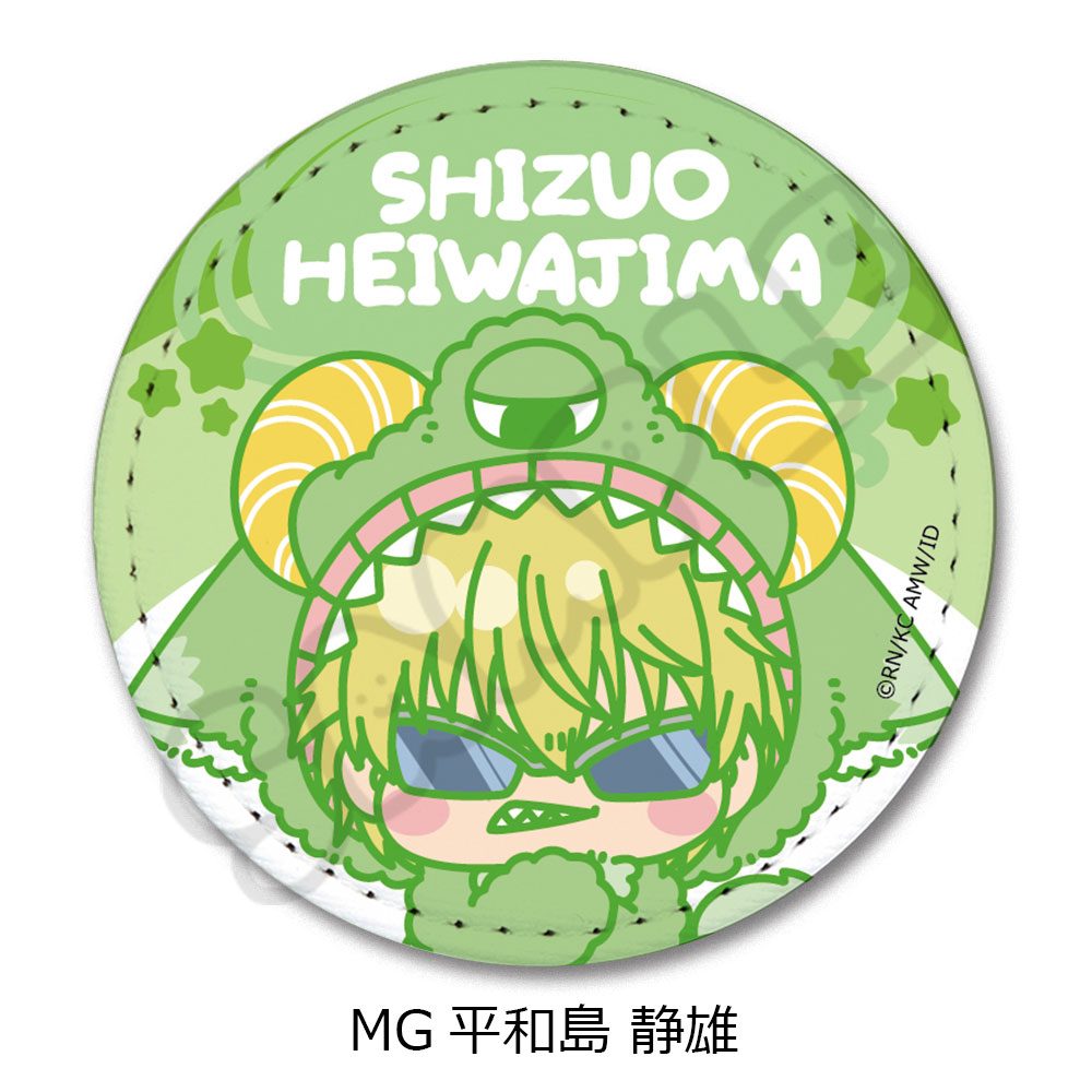 デュラララ!!×2 レザーバッジ(丸形) MG 平和島静雄 ("Durarara!!x2" Leather Badge (Round) MG Heiwajima Shizuo)