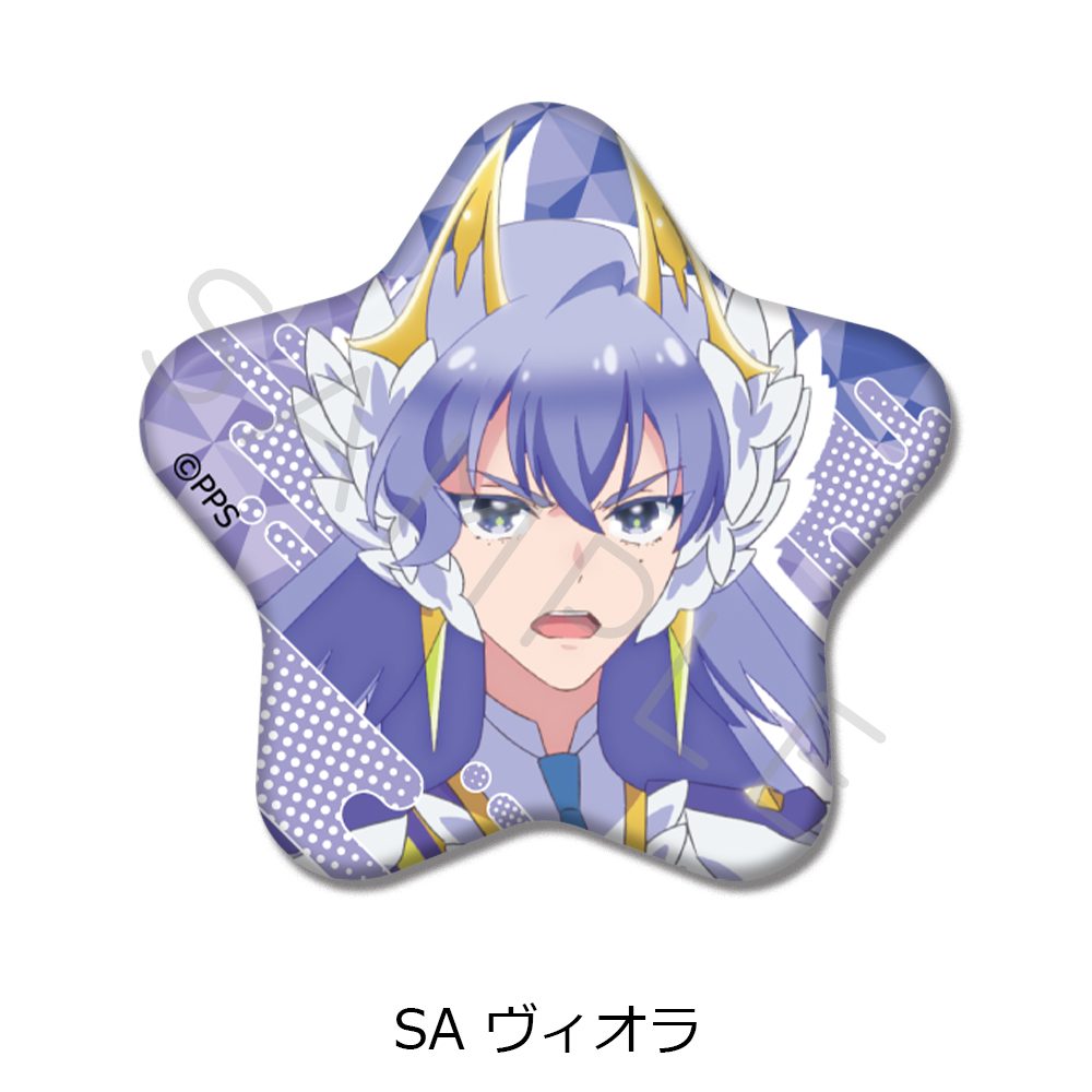 プリンセッション・オーケストラ 星型缶バッジ SA ヴィオラ ("Princession Orchestra" Star Can Badge SA Viola)