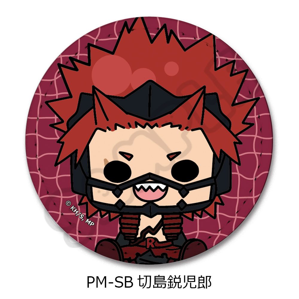 僕のヒーローアカデミア POTEmocho 第2弾 レザーバッジ PM-SB 切島鋭児郎 ("My Hero Academia" POTEmocho Vol. 2 Leather Badge PM-SB Kirishima Eijiro)