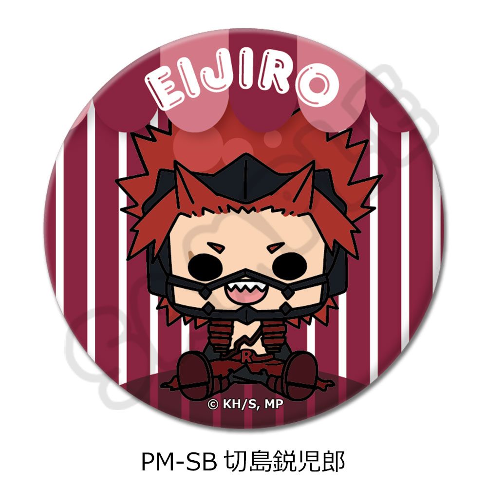 僕のヒーローアカデミア POTEmocho 第2弾 丸形缶バッジ(57mm) PM-SB 切島鋭児郎 ("My Hero Academia" POTEmocho Vol. 2 Round Can Badge (57mm) PM-SB Kirishima Eijiro)