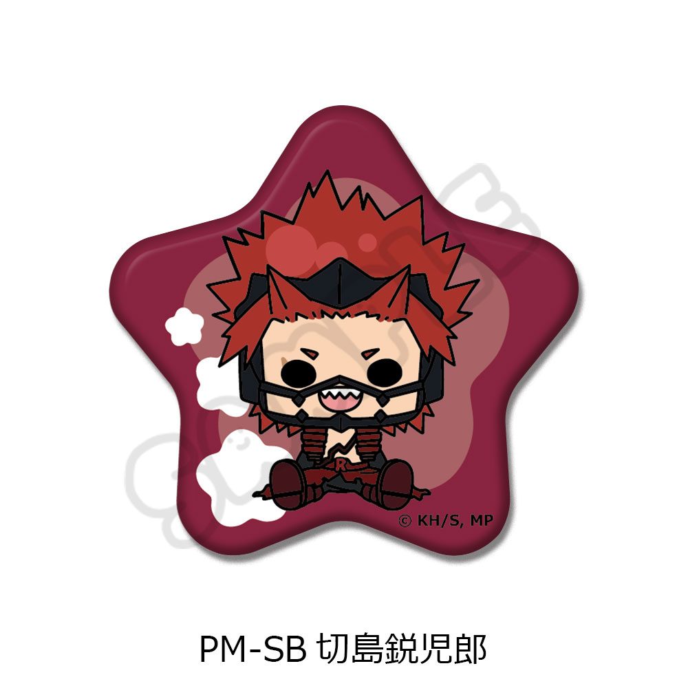 僕のヒーローアカデミア POTEmocho 第2弾 星型缶バッジ PM-SB 切島鋭児郎 ("My Hero Academia" POTEmocho Vol. 2 Star Can Badge PM-SB Kirishima Eijiro)