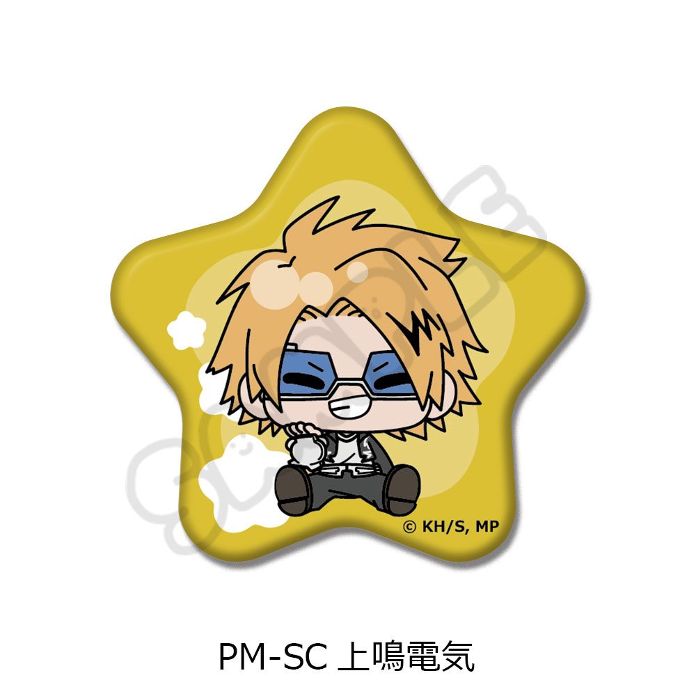 僕のヒーローアカデミア POTEmocho 第2弾 星型缶バッジ PM-SC 上鳴電気 ("My Hero Academia" POTEmocho Vol. 2 Star Can Badge PM-SC Kaminari Denki)