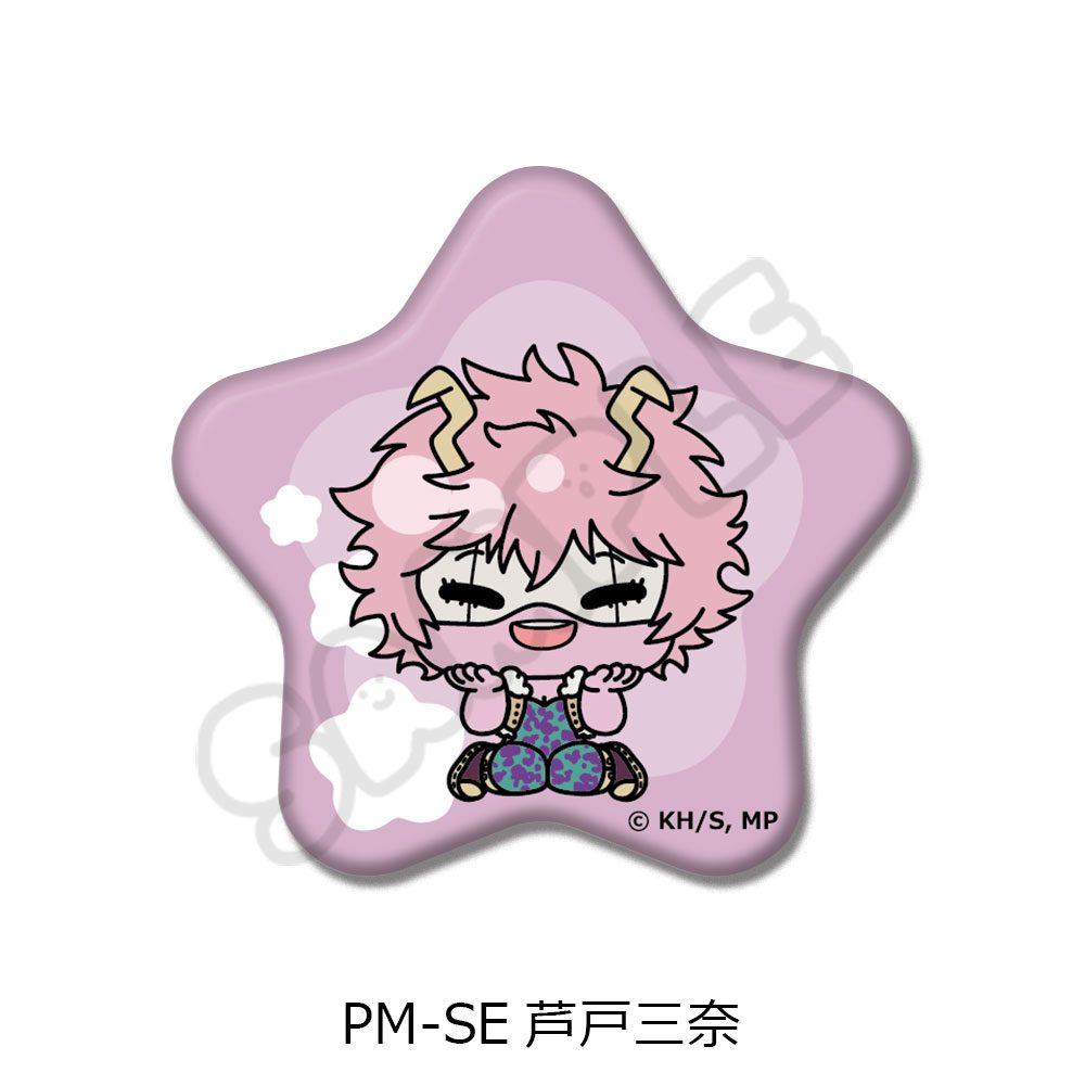 僕のヒーローアカデミア POTEmocho 第2弾 星型缶バッジ PM-SE 芦戸三奈 ("My Hero Academia" POTEmocho Vol. 2 Star Can Badge PM-SE Ashido Mina)