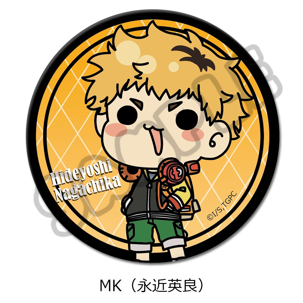 東京喰種トーキョーグール 3way缶バッジ MK 永近英良 ("Tokyo Ghoul" 3 Way Can Badge MK Nagachika Hideyoshi)