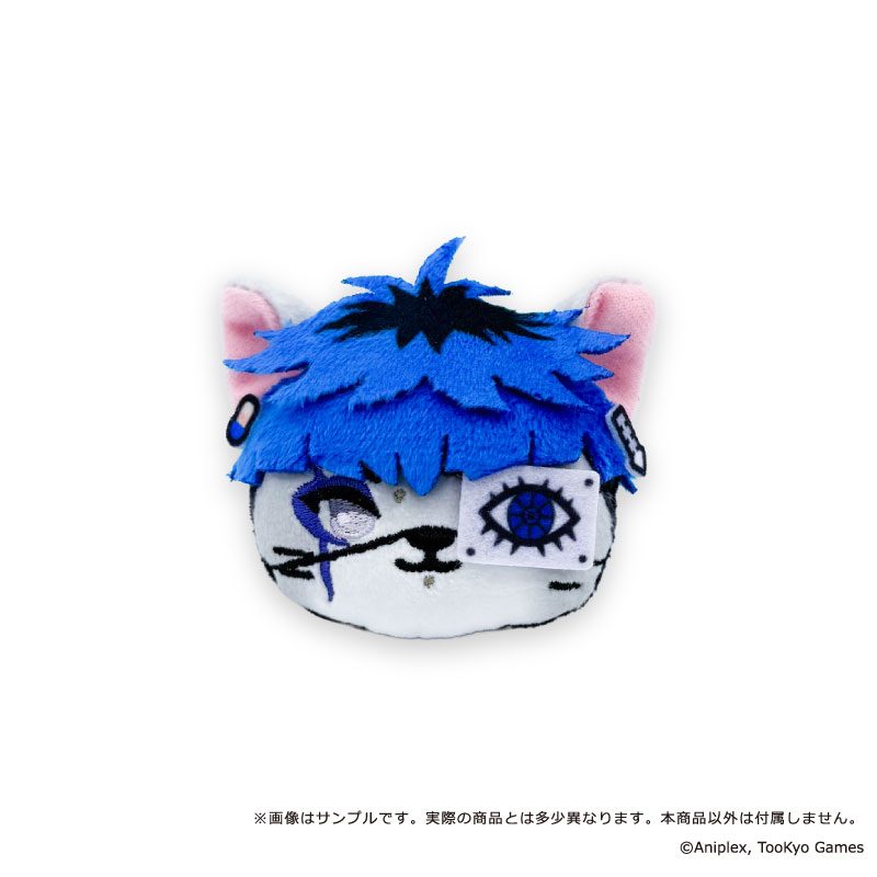 HUNDRED LINE -最終防衛学園- ぷてぃまるず ぬいぐるみバッジ 06 面影歪 ("The Hundred Line -Last Defense Academy-" Petitmaruzu Plush Badge 06 Omokage Yugamu)