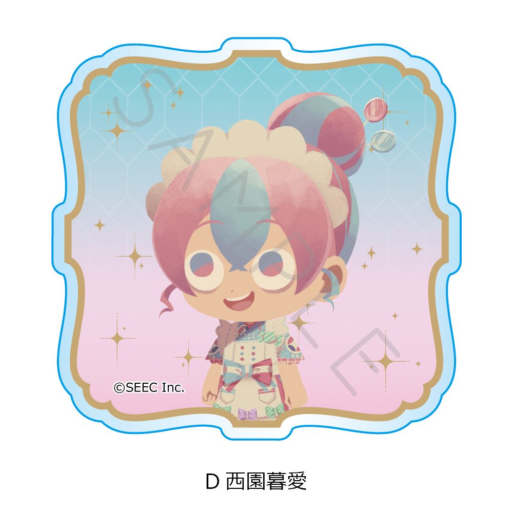 誰ソ彼ホテル -蕾- 3wayアクリルバッジ D 西園暮愛 ("Tasokare Hotel -Tsubomi-" 3 Way Acrylic Badge D Nishizono Kurea)