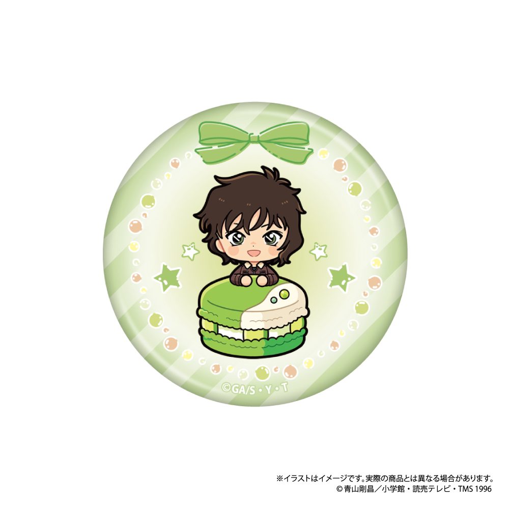 名探偵コナン 丸型缶バッジ 世良真純SD(マカロンVol.2) ("Detective Conan" Round Can Badge Sera Masumi SD (Macaron Vol. 2))