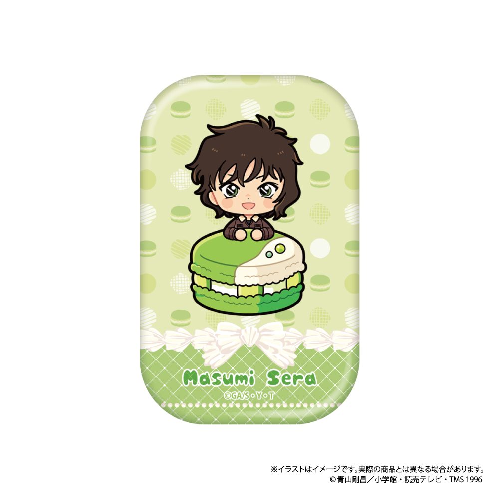 名探偵コナン 長方形型缶バッジ 世良真純SD(マカロンVol.2) ("Detective Conan" Rectangle Can Badge Sera Masumi SD (Macaron Vol. 2))