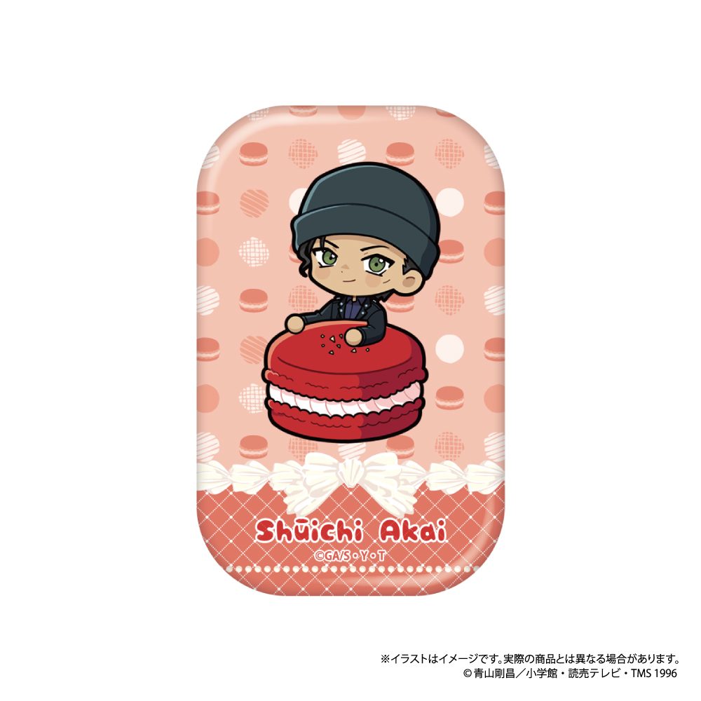 名探偵コナン 長方形型缶バッジ 赤井秀一SD(マカロンVol.2) ("Detective Conan" Rectangle Can Badge Akai Shuichi SD (Macaron Vol. 2))