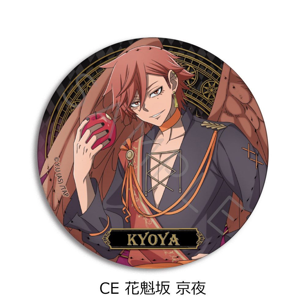 桃源暗鬼 第4弾 レザーバッジ(丸形) CE 花魁坂京夜 ("Tougen Anki" Vol. 4 Leather Badge (Round) CE Oiranzaka Kyoya)