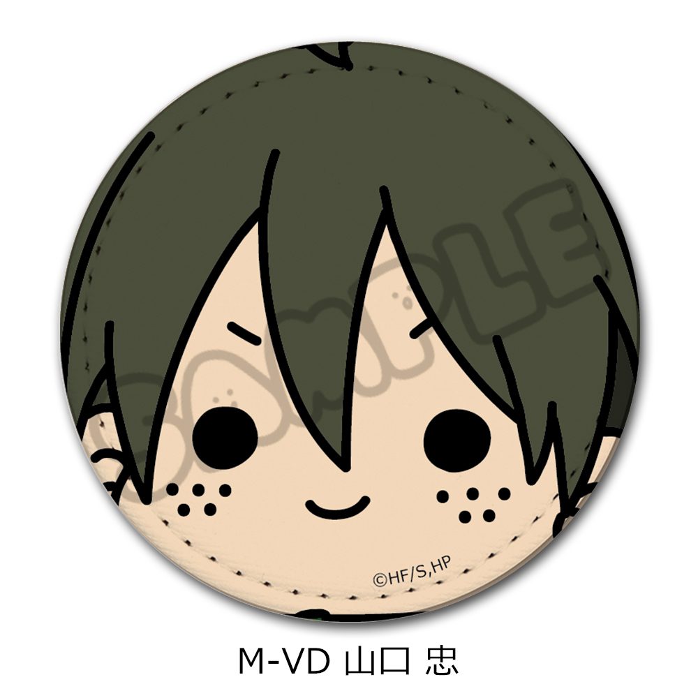 ハイキュー!! 第8弾 レザーバッジ(mochocho) M-VD 山口忠 ("Haikyu!!" Vol. 8 Leather Badge (mochocho) M-VD Yamaguchi Tadashi)