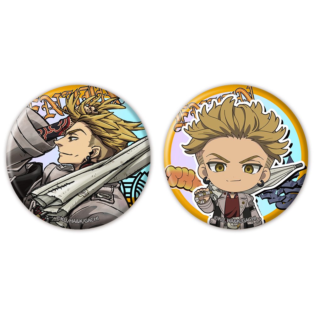 ガチアクタ オーロラ缶バッジ2個セット エンジン ("Gachiakuta" Aurora Can Badge 2 Set Enjin)