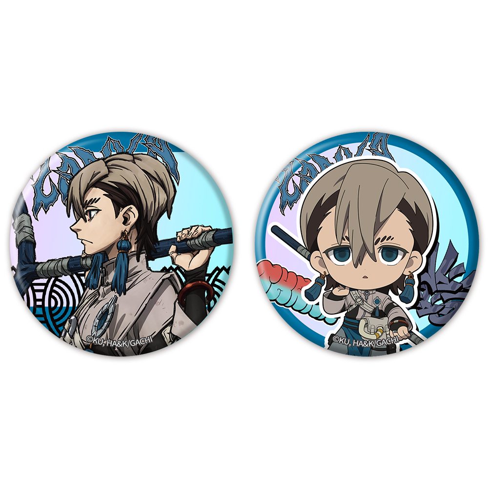 ガチアクタ オーロラ缶バッジ2個セット ザンカ ("Gachiakuta" Aurora Can Badge 2 Set Zanka)