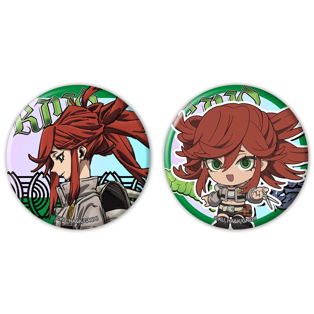 ガチアクタ オーロラ缶バッジ2個セット リヨウ ("Gachiakuta" Aurora Can Badge 2 Set Riyo)