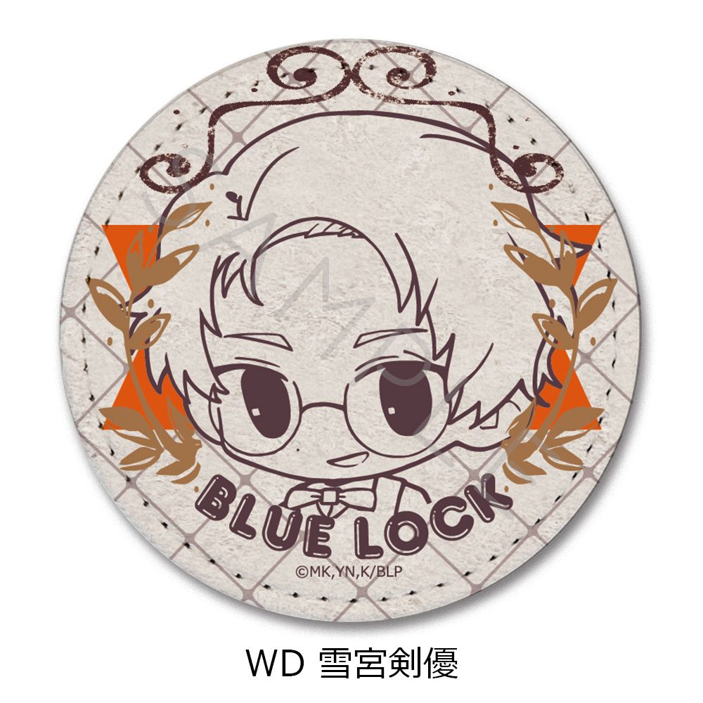 ブルーロック 第10弾 レザーバッジ(丸形) WD 雪宮剣優 ("Blue Lock" Vol. 10 Leather Badge (Round) WD Yukimiya Kenyu)
