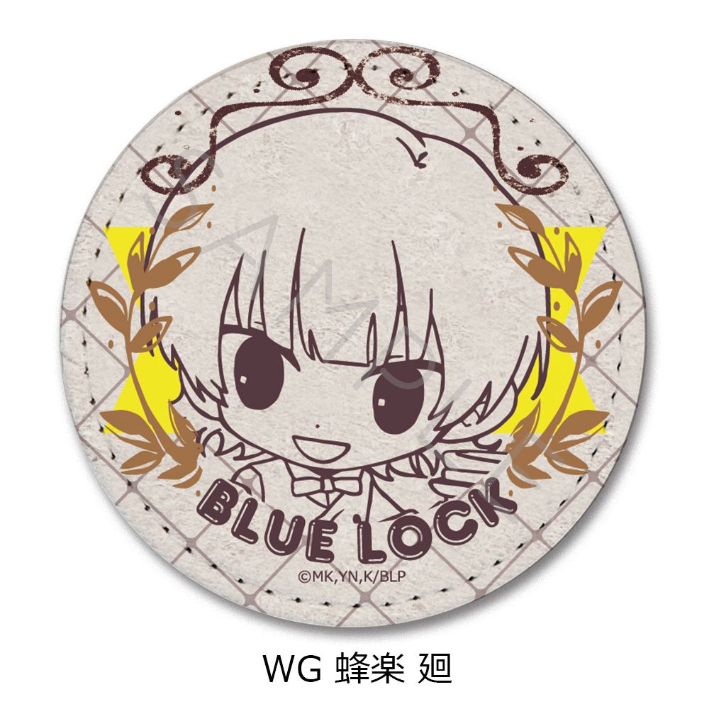 ブルーロック 第10弾 レザーバッジ(丸形) WG 蜂楽廻 ("Blue Lock" Vol. 10 Leather Badge (Round) WG Bachira Meguru)