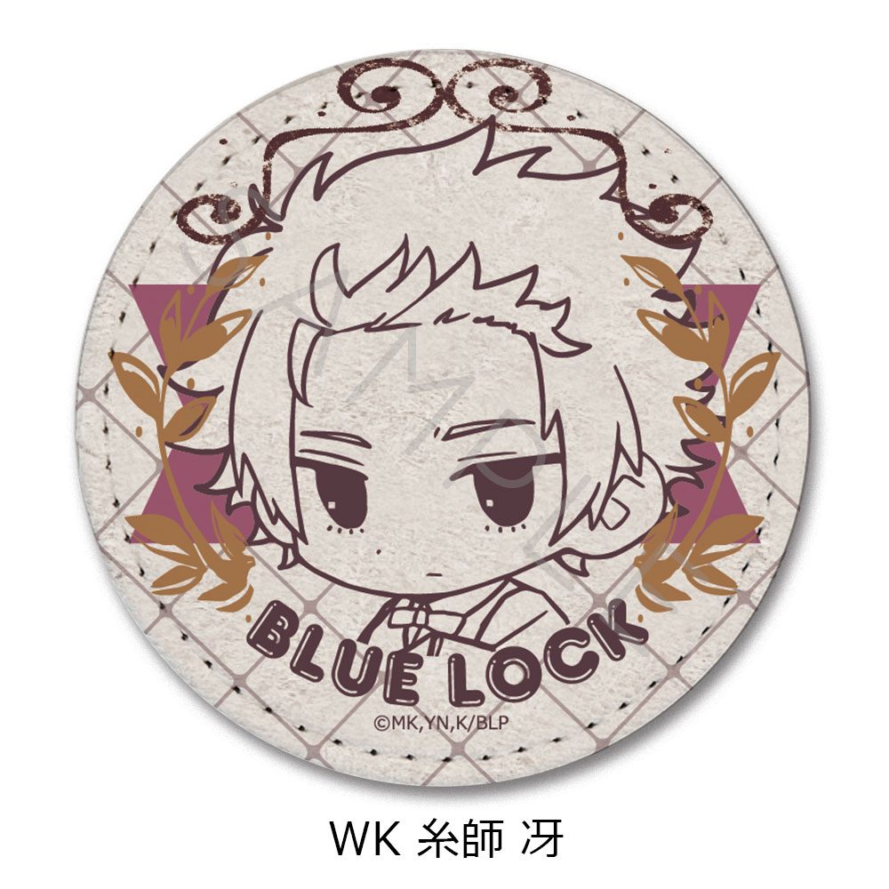 ブルーロック 第10弾 レザーバッジ(丸形) WK 糸師冴 ("Blue Lock" Vol. 10 Leather Badge (Round) WK Itoshi Sae)