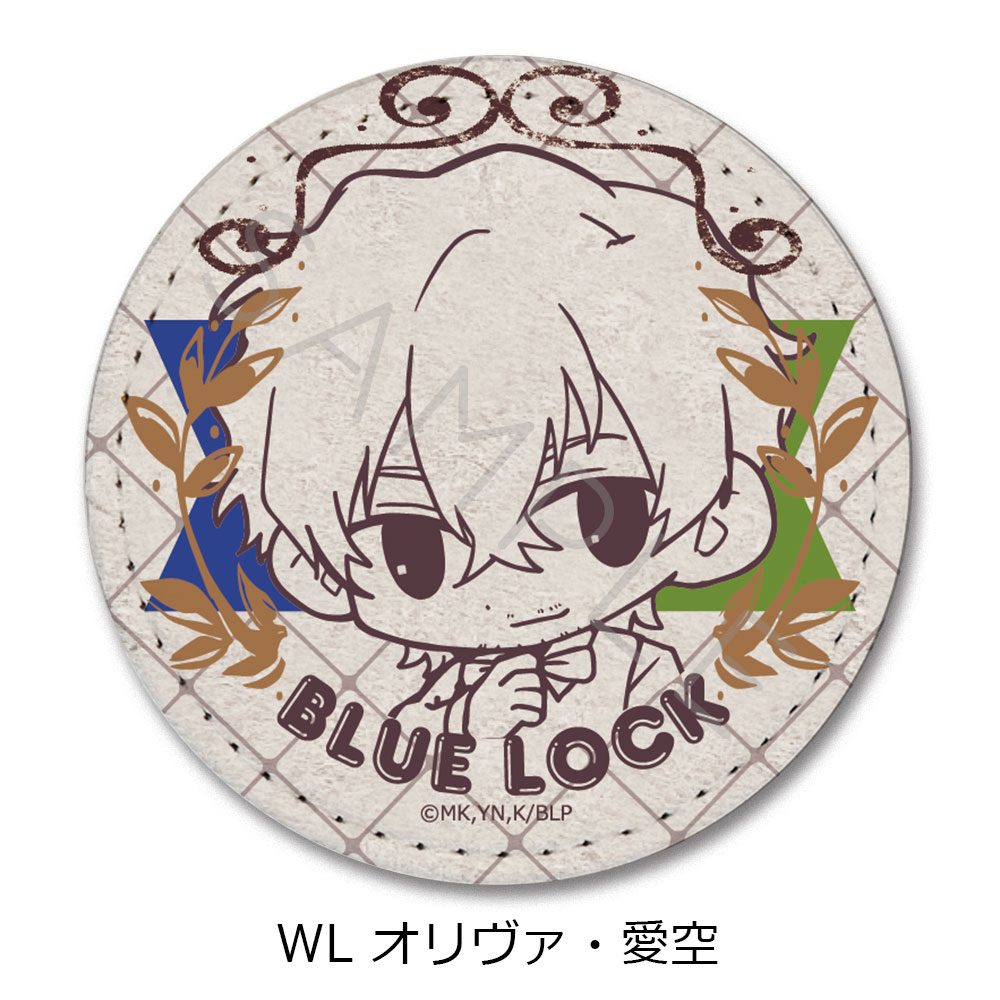 ブルーロック 第10弾 レザーバッジ(丸形) WL オリヴァ・愛空 ("Blue Lock" Vol. 10 Leather Badge (Round) WL Oliver Aiku)