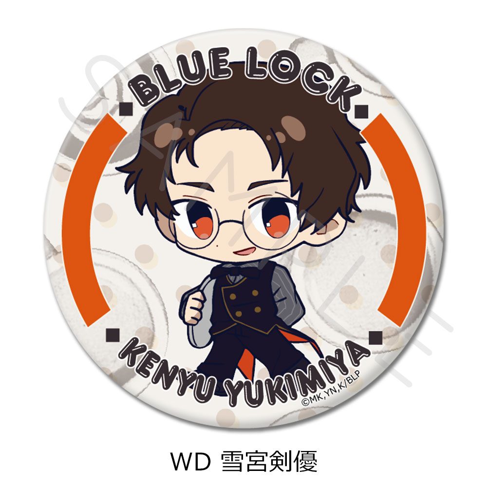 ブルーロック 第10弾 丸形缶バッジ(75mm) WD 雪宮剣優 ("Blue Lock" Vol. 10 Round Can Badge (75mm) WD Yukimiya Kenyu)