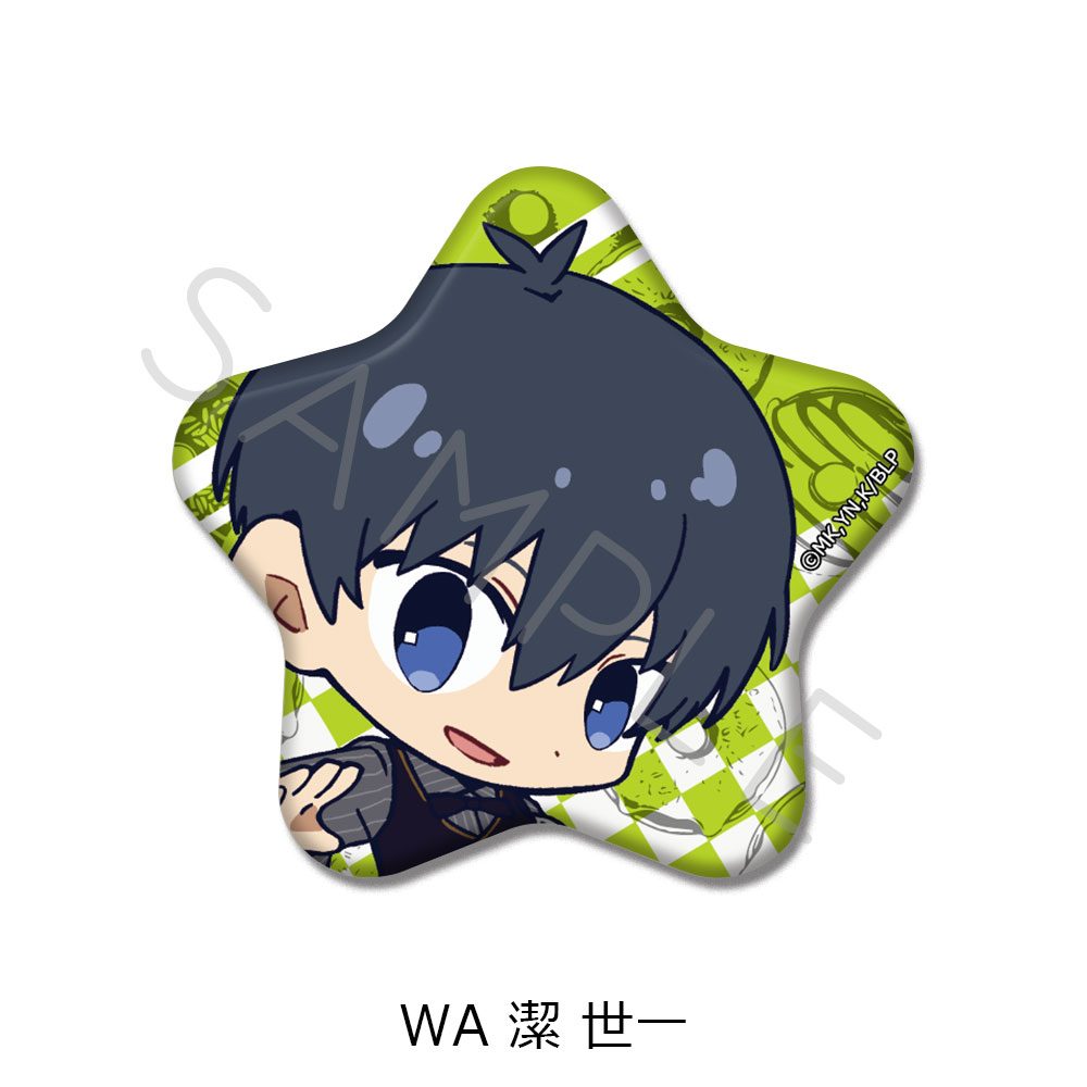 ブルーロック 第10弾 星型缶バッジ WA 潔世一 ("Blue Lock" Vol. 10 Star Can Badge WA Isagi Yoichi)