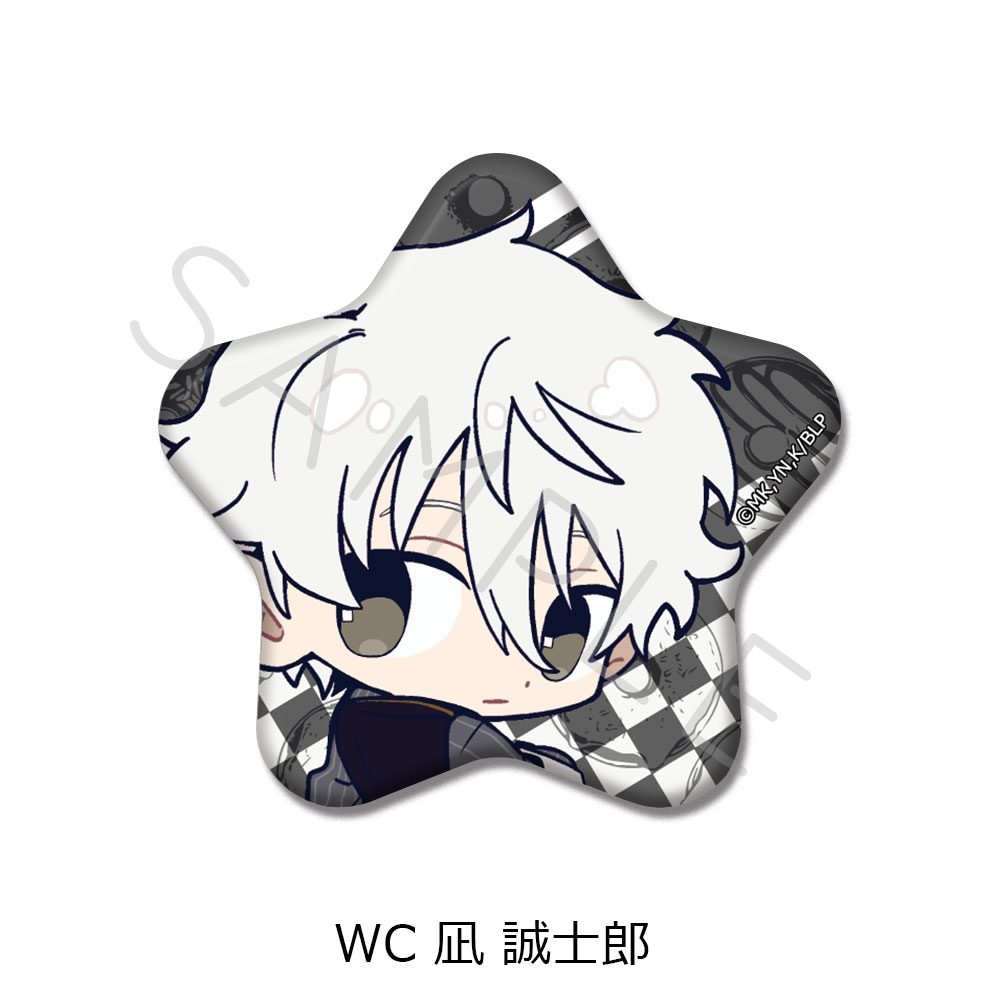ブルーロック 第10弾 星型缶バッジ WC 凪誠士郎 ("Blue Lock" Vol. 10 Star Can Badge WC Nagi Seishiro)